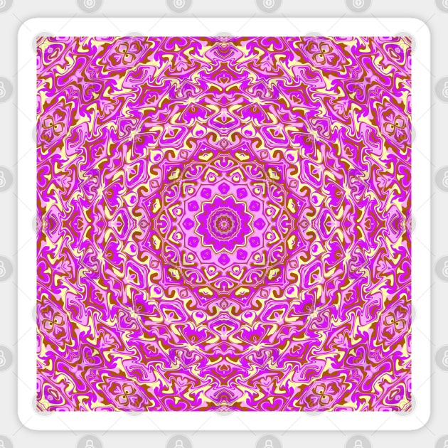 Vibrant Boho Mandala Sticker by Kaleiope_Studio